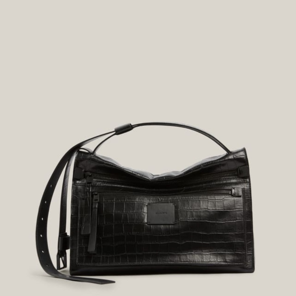 ALL SAINTS Palo Duro Leather Shoulder Bag